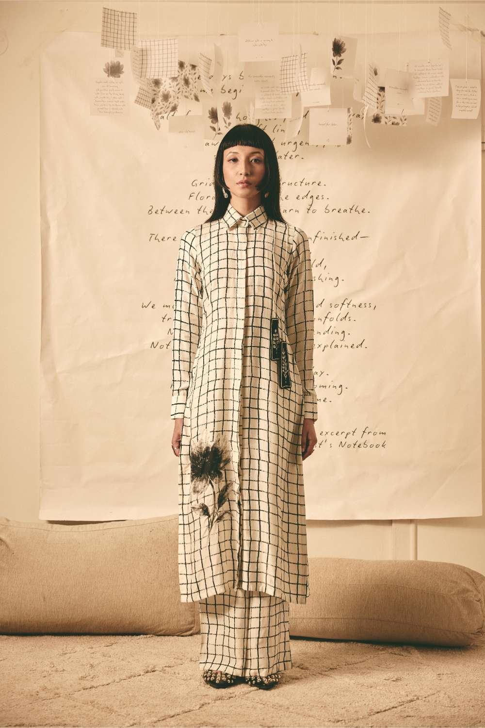 ATBW - AN Bookmark Grid Kurta