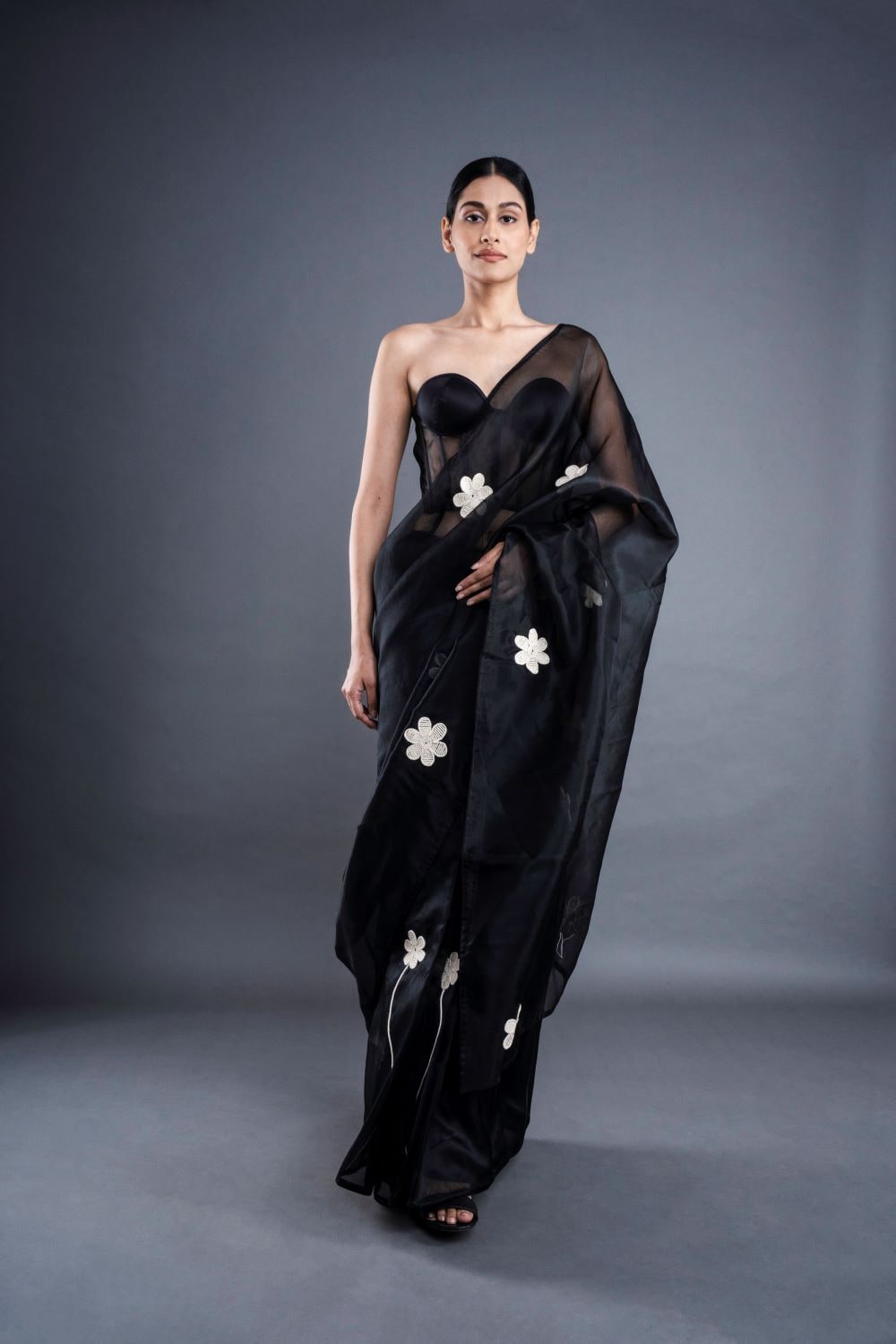 ATBW - Floral Organza Saree