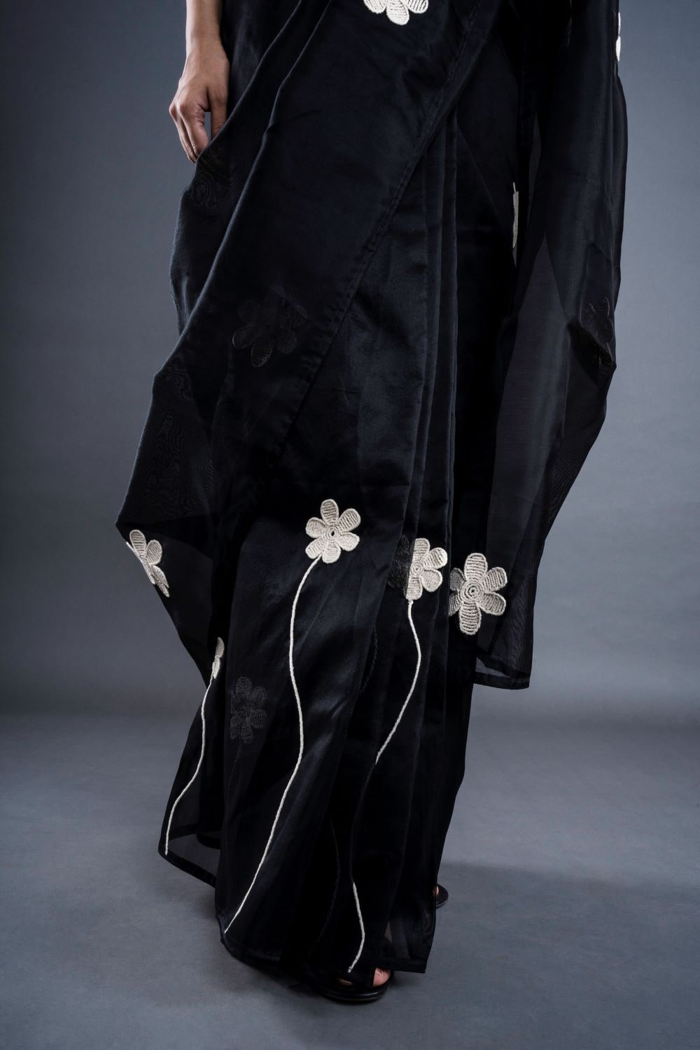 ATBW - Floral Organza Saree