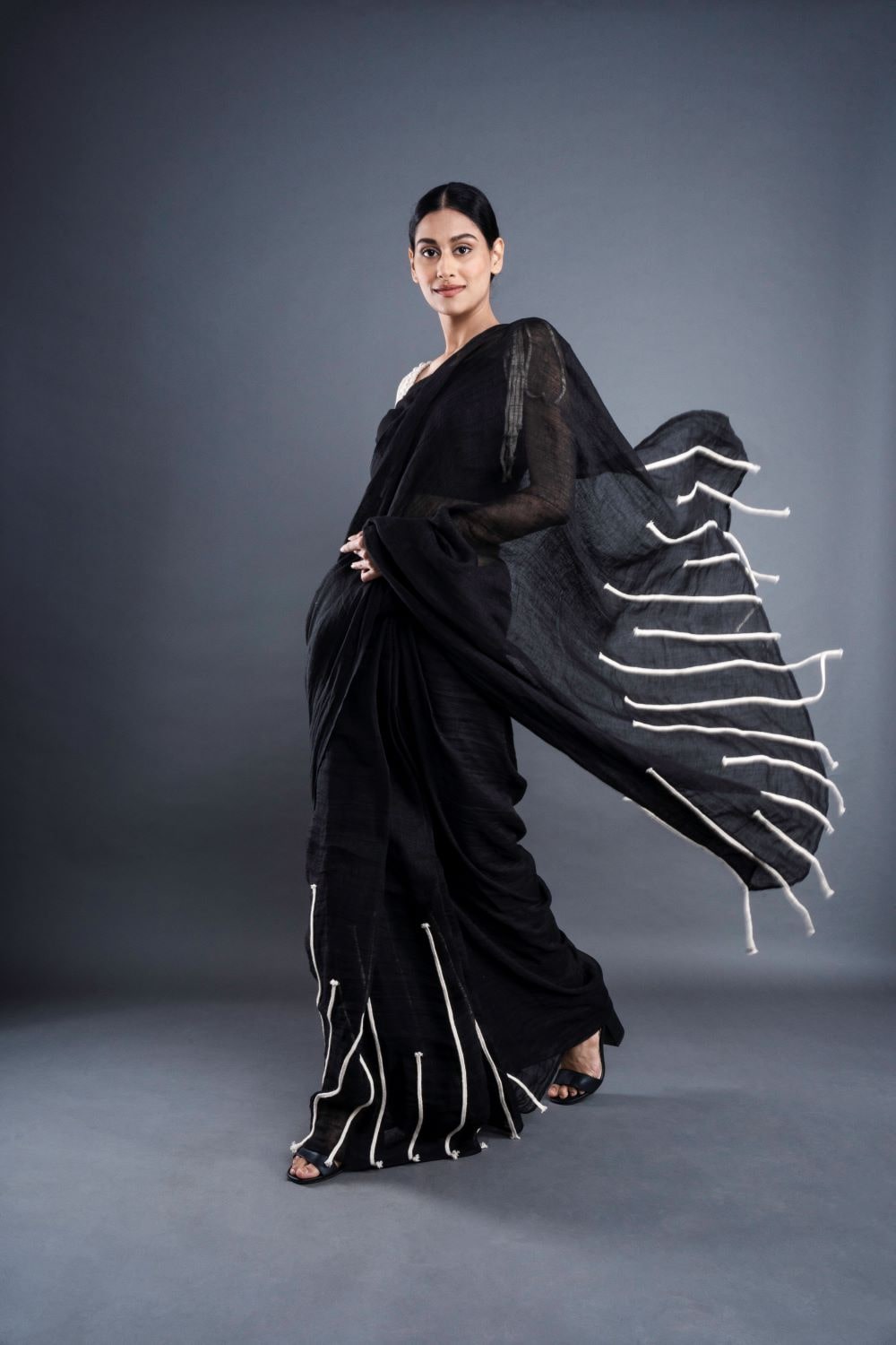 ATBW - Black Brunch Saree