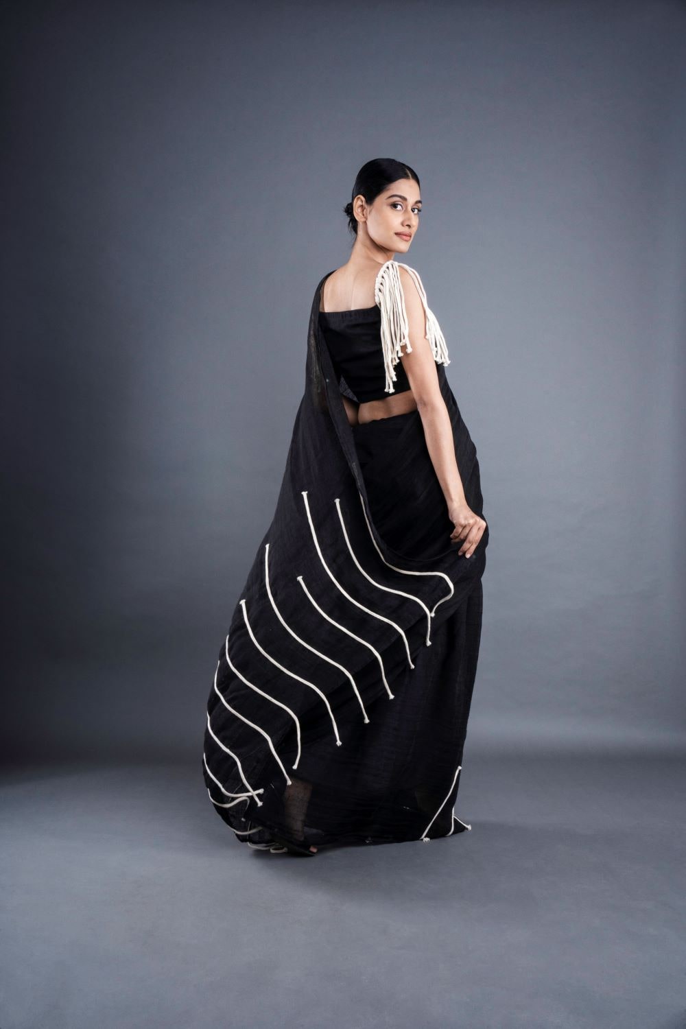 ATBW - Black Brunch Saree