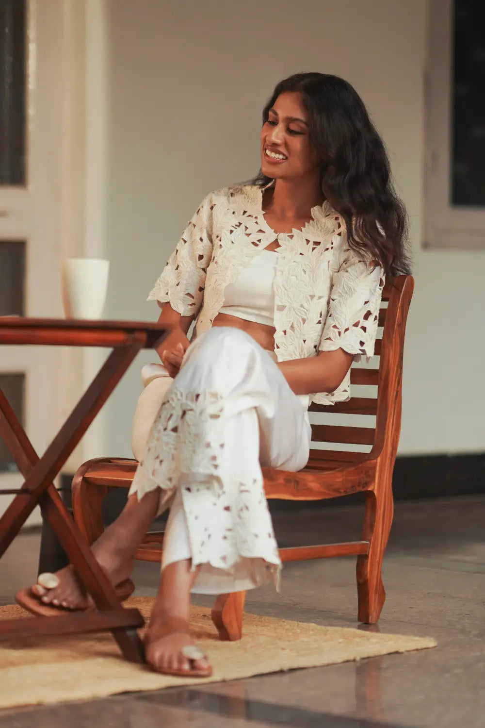 ATBW - TOSOTW Petals Cutwork Jacket + Windowlight Trousers