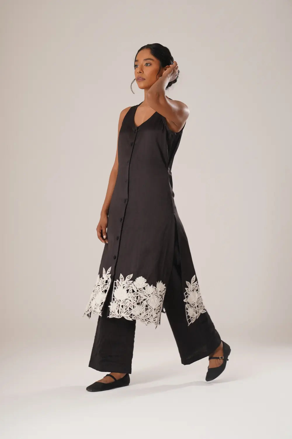 ATBW - TOSOTW Noir Flora Kurta Set