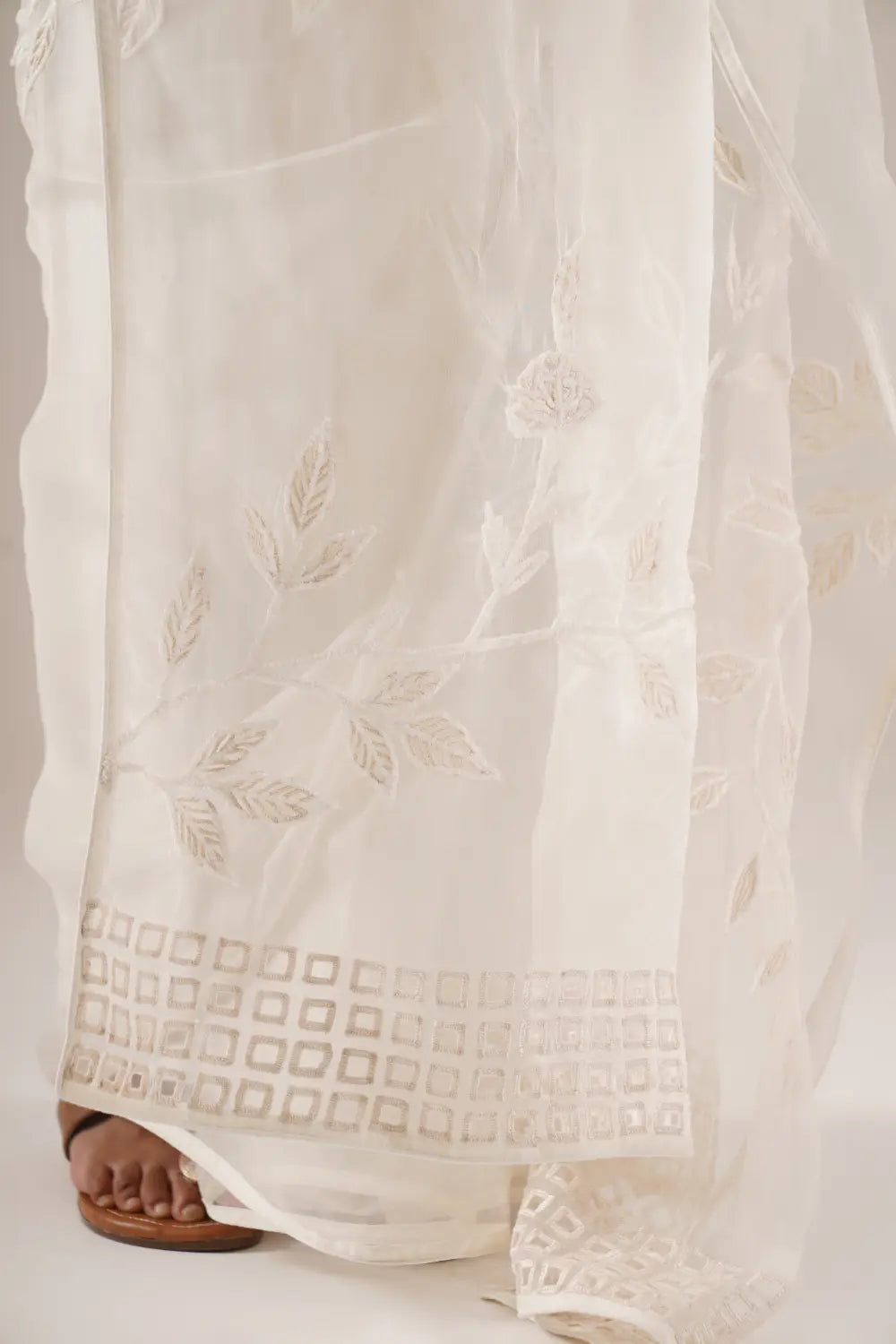 ATBW - TOSOTW Ivory Echo Saree Set