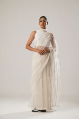 ATBW - MJ White Dori Saree