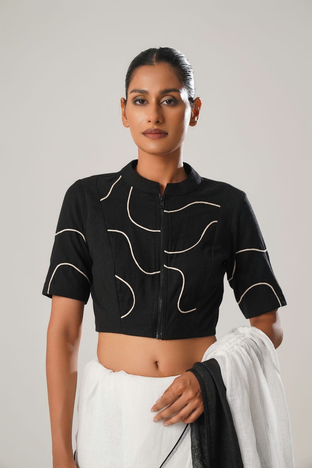 ATBW - MJ Ombre Floral Saree