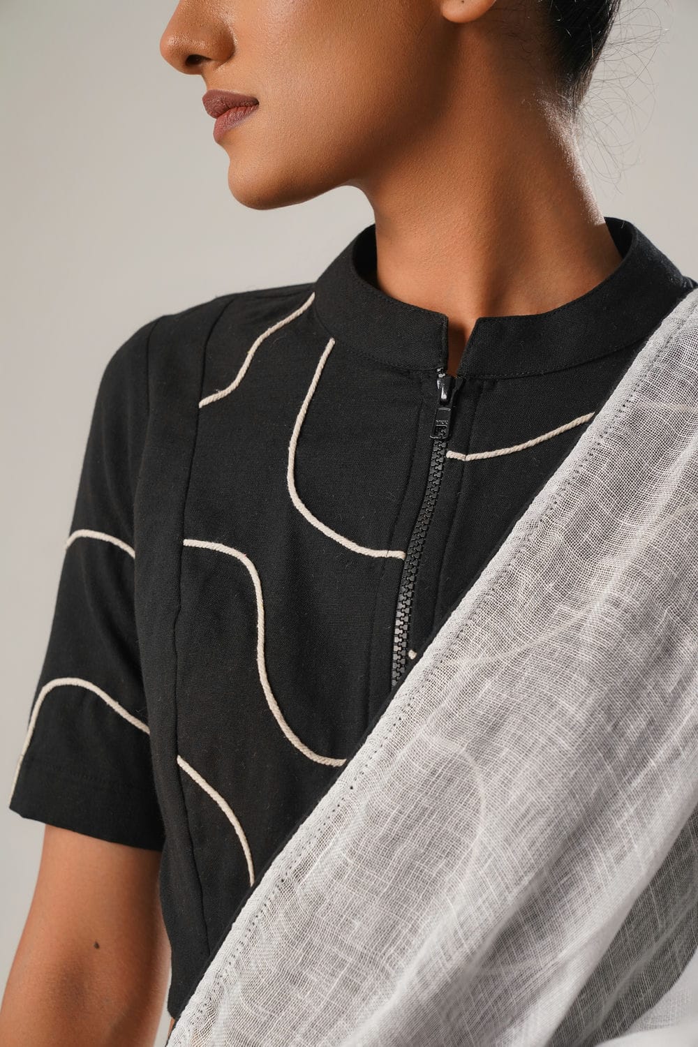 ATBW - MJ Ombre Floral Saree