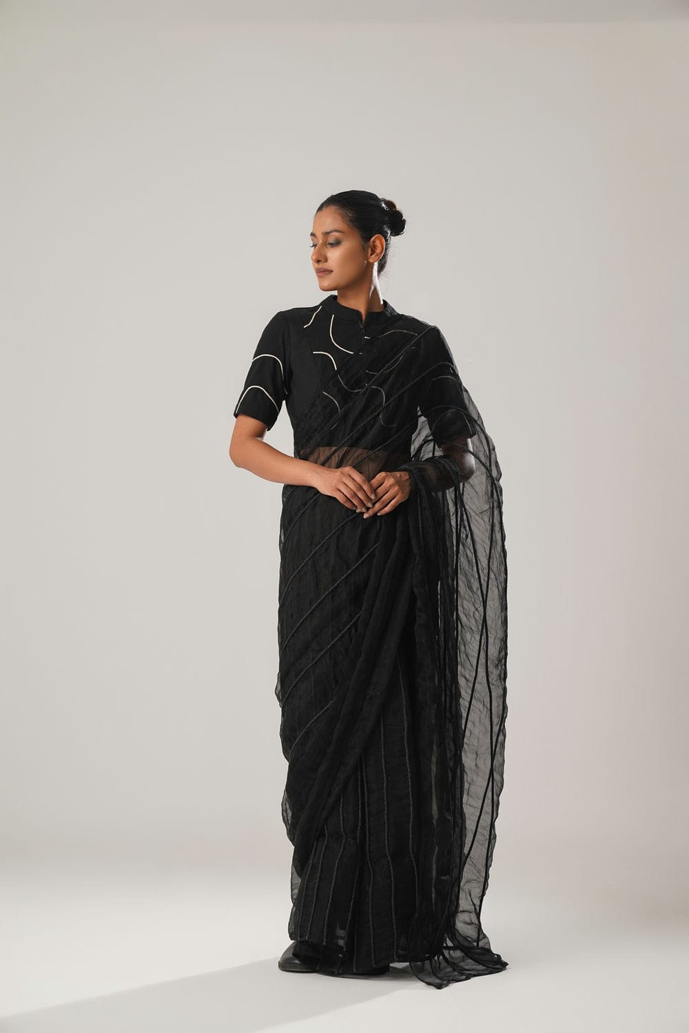 ATBW - MJ Black Dori Saree