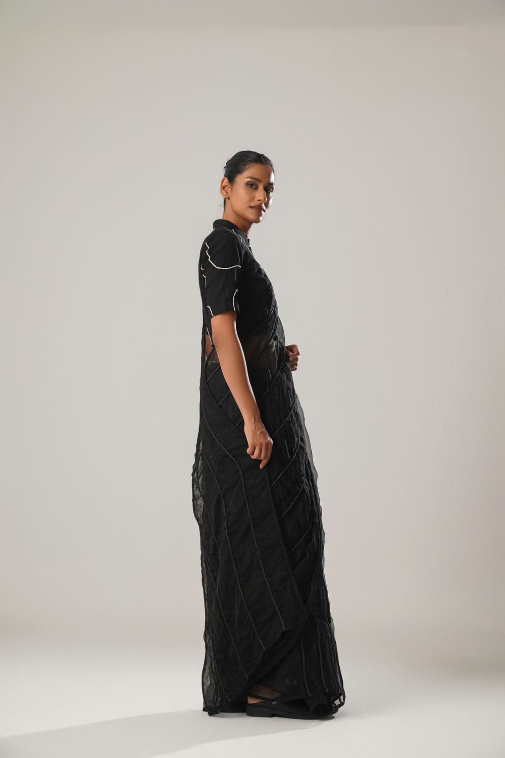ATBW - MJ Black Dori Saree