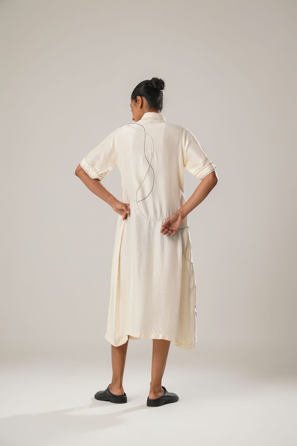 ATBW - MJ White Pleated Dress
