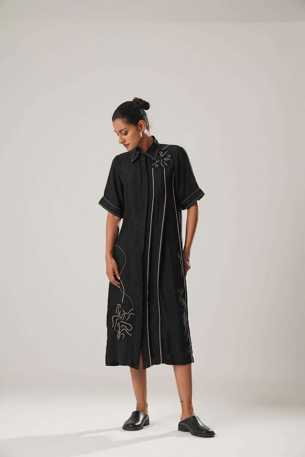 ATBW - MJ Black Pleated Dress