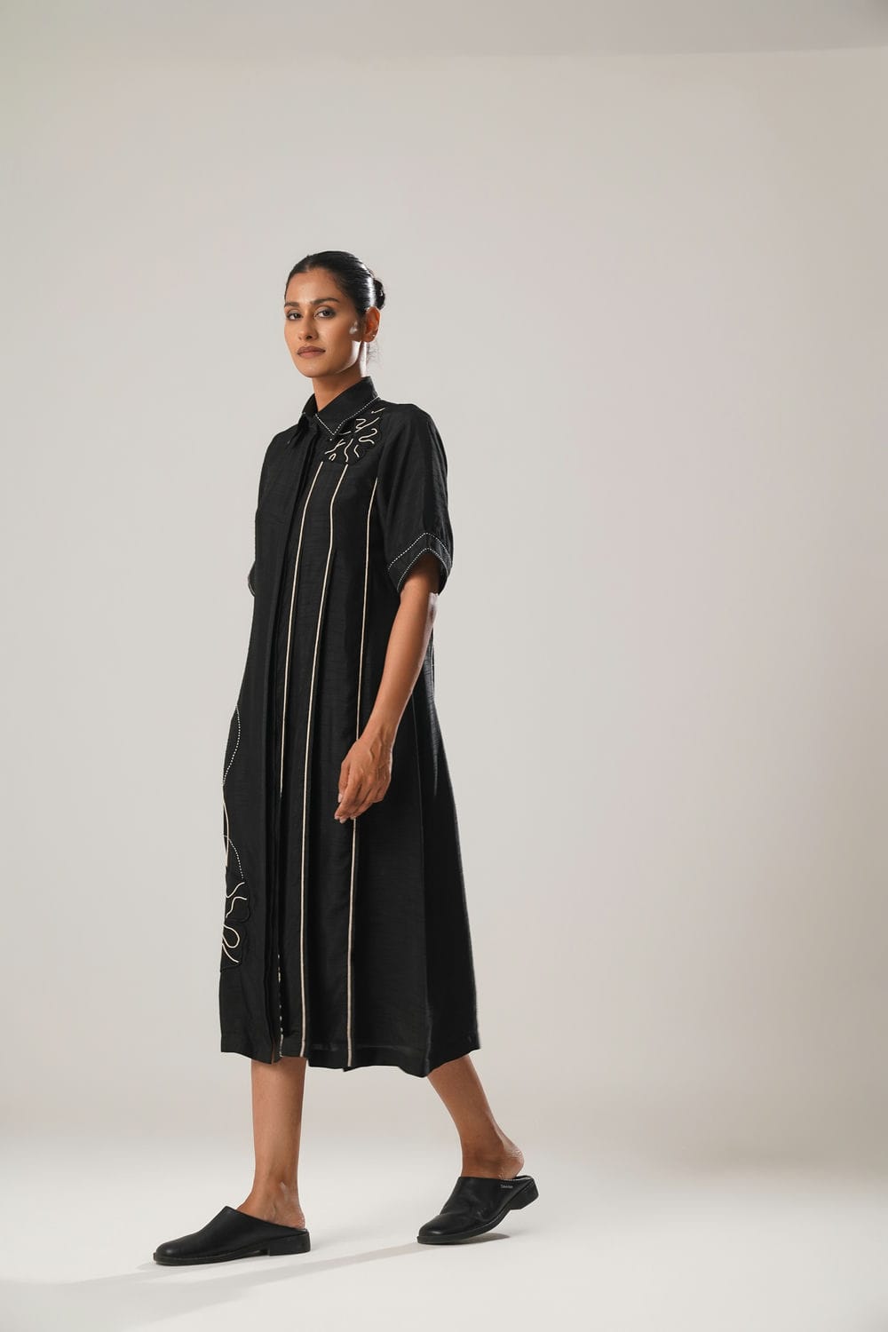 ATBW - MJ Black Pleated Dress