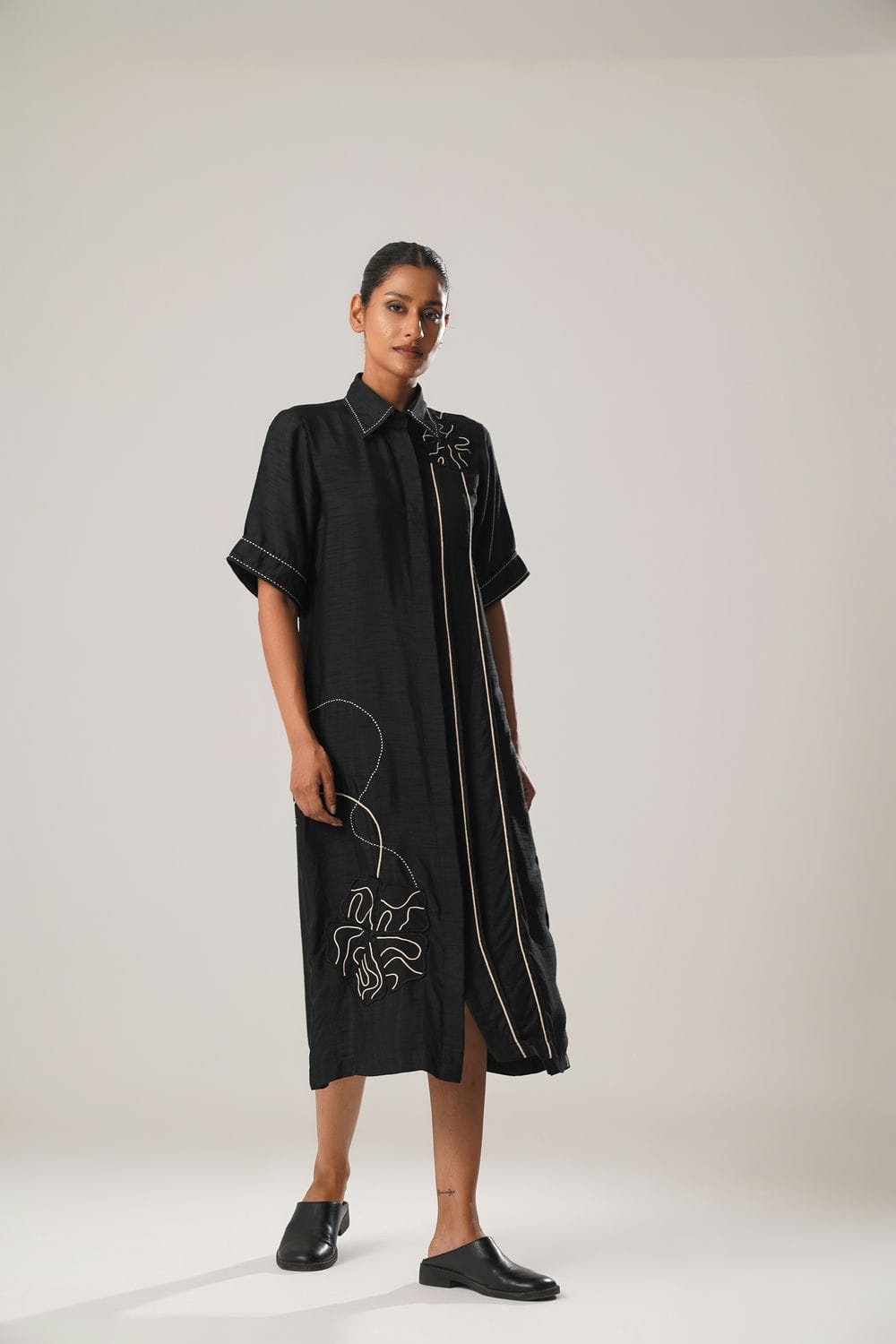 ATBW - MJ Black Pleated Dress