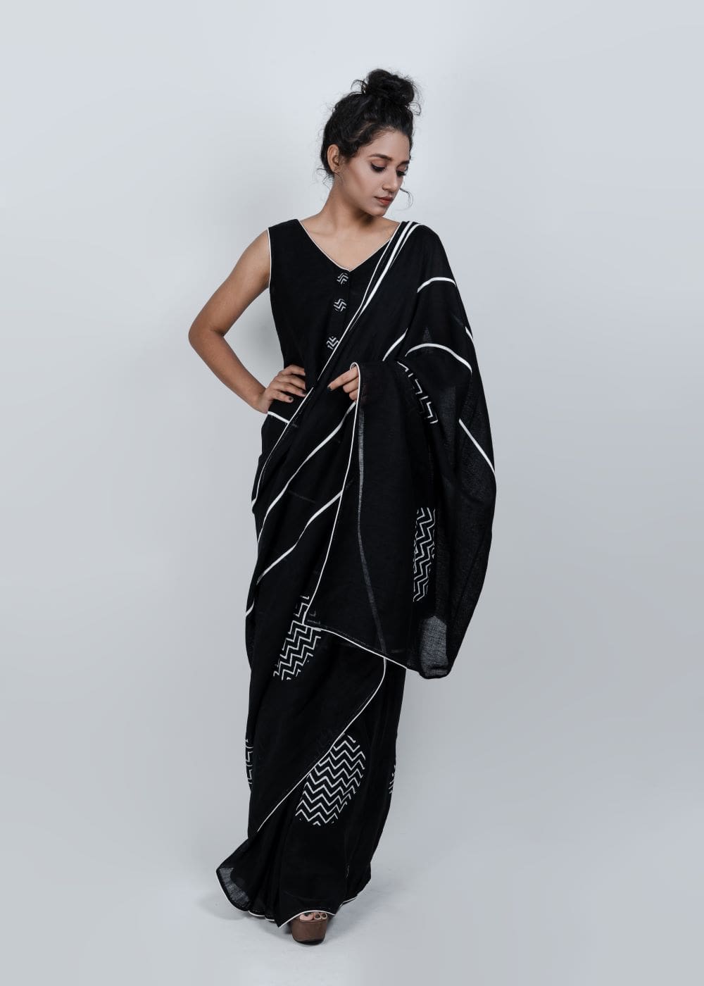 ATBW - Mystic Black Saree
