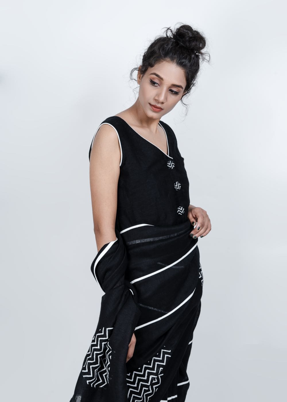 ATBW - Mystic Black Saree