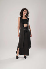 ATBW - FLOW Black Trench + Long Skirt + Black Bustier