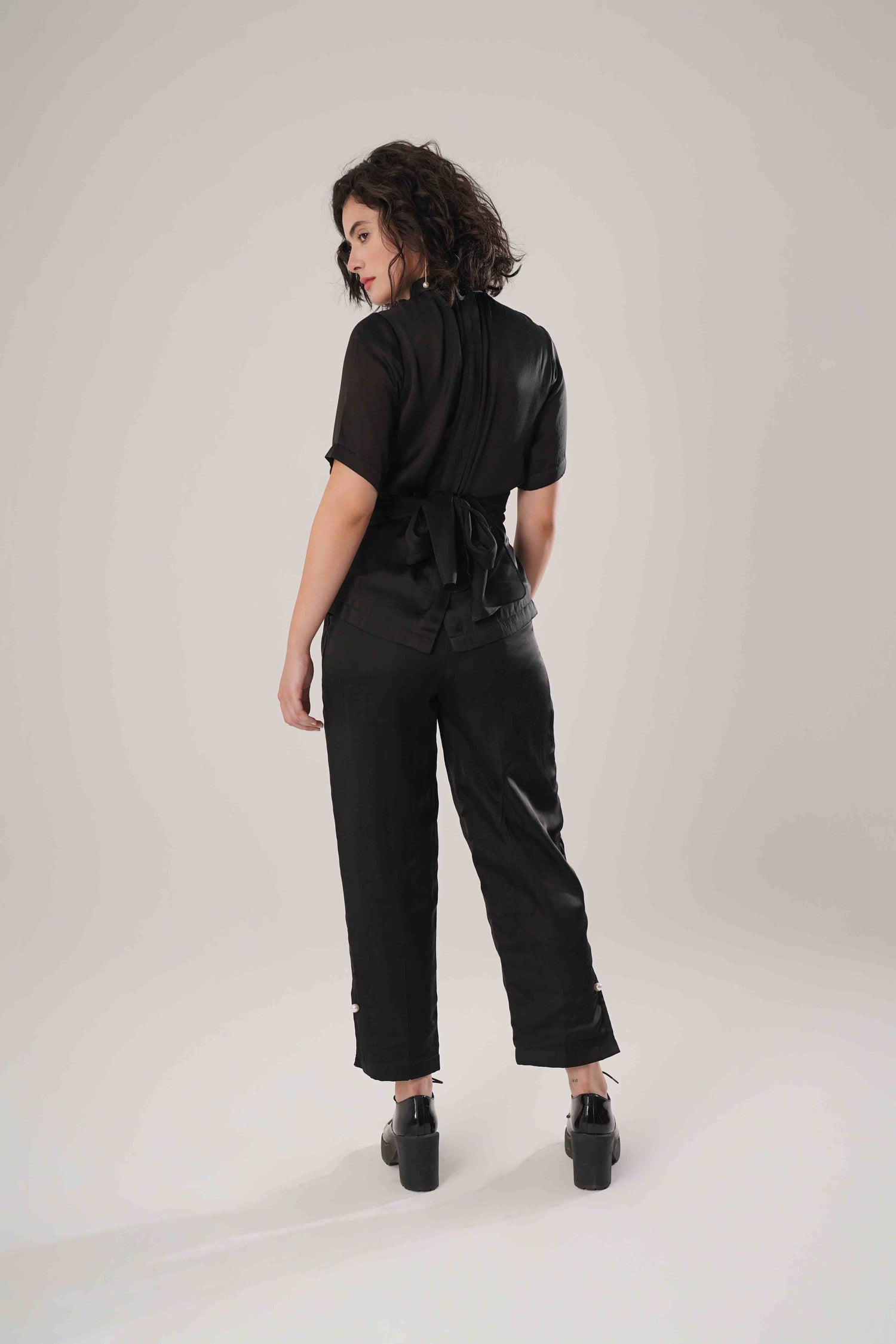 ATBW - FLOW Black Corset Shirt
