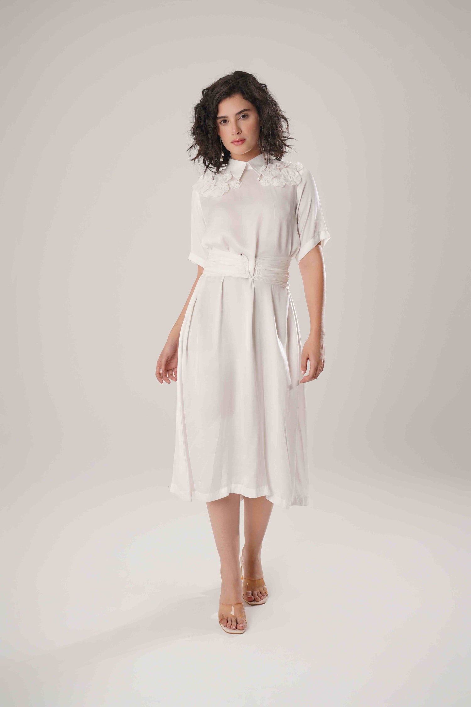ATBW - FLOW White Corset Dress