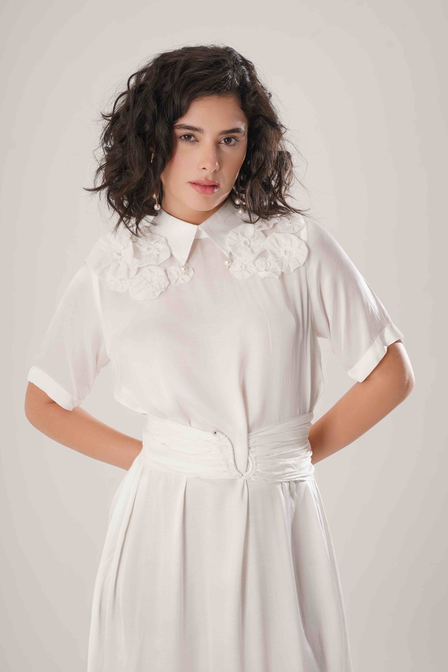 ATBW - FLOW White Corset Dress
