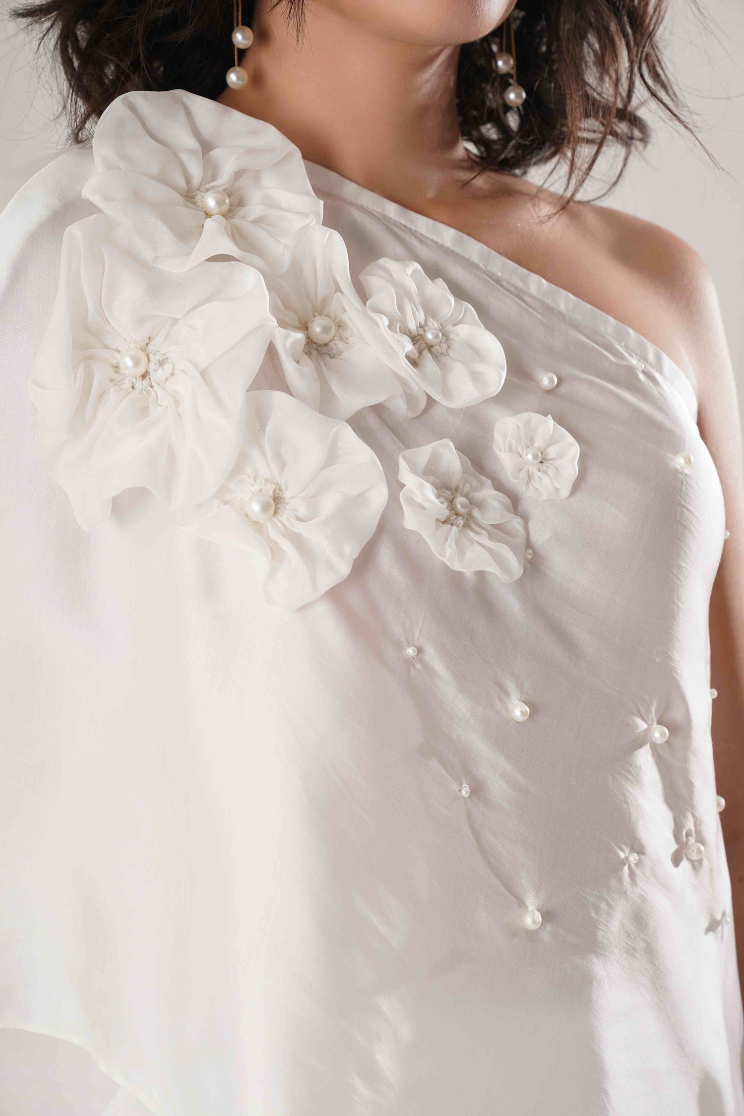 ATBW - FLOW White Off Shoulder Top