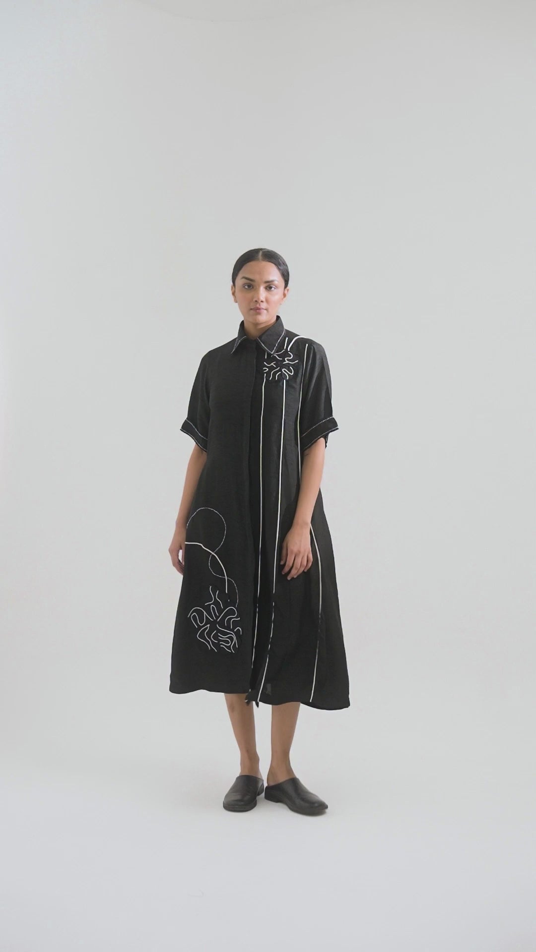 ATBW - MJ Black Pleated Dress
