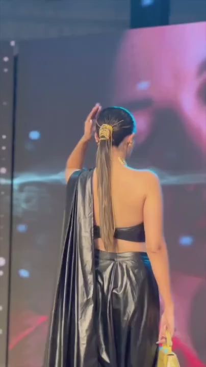 ATBW - Faux Leather Saree
